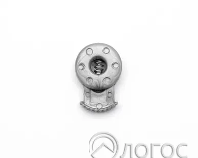 фото Фиксатор пласт. круглый 18мм, серый