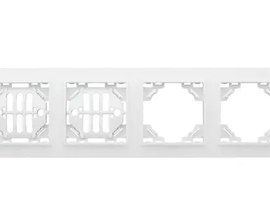 фото Рамка 4-м Минск горизонтальная бел. Basic EKF ERM-G-304-10