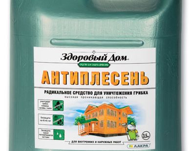 фото Антиплесень деревозащитное средство Здоровый Дом 3,5кг ЛАКРА