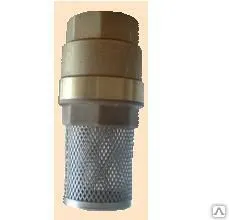 фото Клапан обратный металлический с фильтром для ТРК