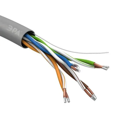 Фото №0 Кабель  UTP 4x2x24 AWG Cat5e CCA PVC 305м SIMPLE (м) ЭРА Б0044434