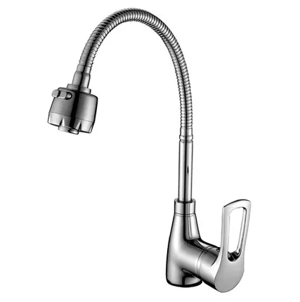 Фото №0 Смеситель для кухни Rossinka гибкий излив T40-26