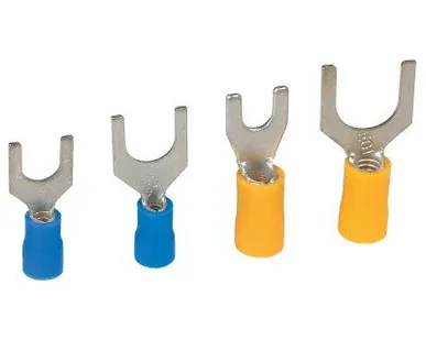 фото ДКС Наконечник вилочный с изолир.фланцем 0,25-1,5 кв.мм 3,5 мм (НВИ)
