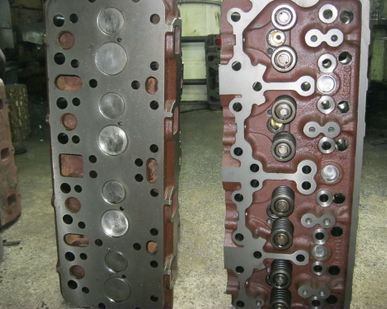 фото Головка блока А-41 (с клапанами) / 43-06с9-02-10