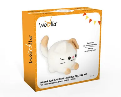 фото "Woolla" WT-0204 "Кошечка Варя" набор для валяния .