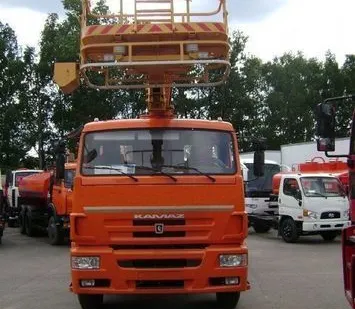фото Автогидроподъемник ПСС-131.22Э (АПТ-22) на шасси КамАЗ-43253