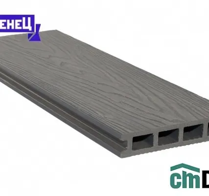 Фото №0 Террасная доска из ДПК CM Decking "Vintage" цвет: Эбен, 140x25 мм (цена м2)