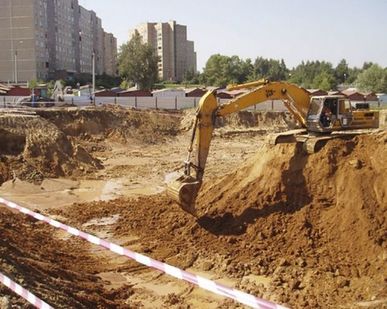 фото Разработка котлованов