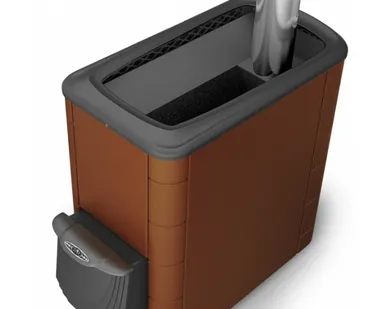 фото Банная печь ТМФ Тунгуска XXL 2013 Inox ДА КТК терракота