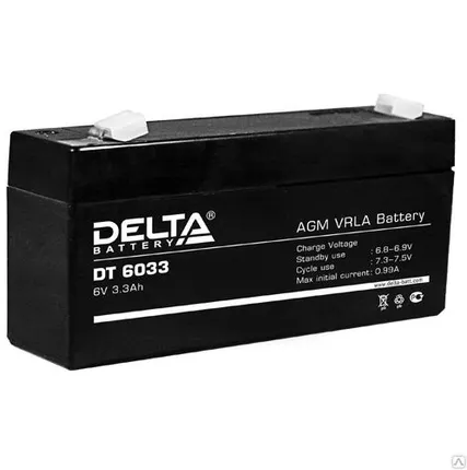 Фото №0 Аккумулятор 6V 3.3Ah