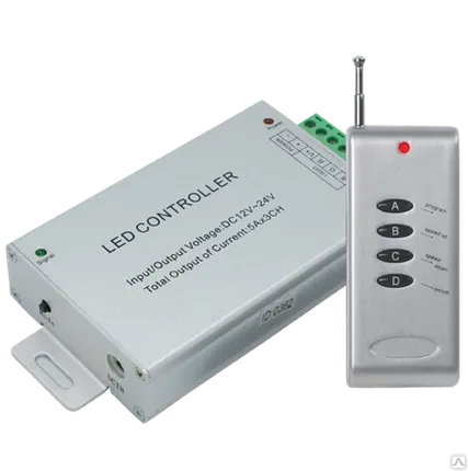 Фото №0 Ecola LED strip RGB RF controller 15A 180W 12V (360W 24V) Контроллер с ради
