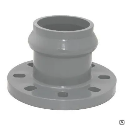 Фото №0 Патрубок раструбный с ПВХ фланцем 110-400мм