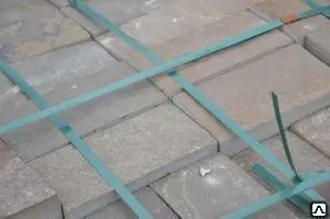 фото Плитка из песчаника 2см цвет: серо-зеленый
в