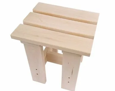 фото Табурет (липа) 350х310х410 "БАННЫЙ"