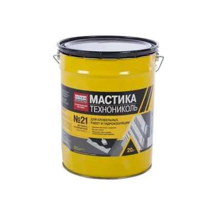 Фото №0 Мастика кровельная ТехноНиколь № 21 Техномаст, 20 кг