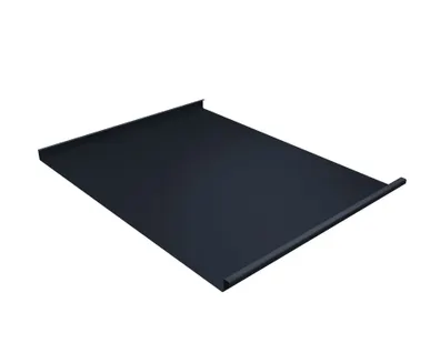 фото Фальц двойной стоячий 0,5 Atlas с пленкой на замках RAL 7024 мокрый асфальт