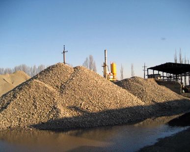 фото Песчано-щебеночная смесь с поставкой