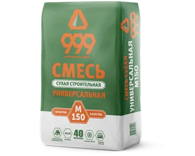 фото Смесь цементно-песчаная 999 М-150 40 кг