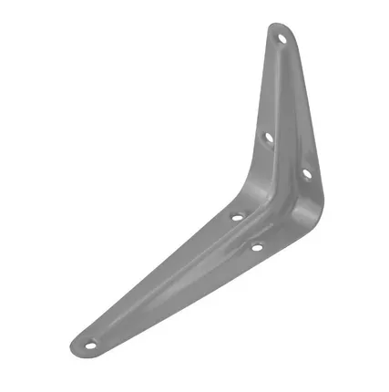 Фото №0 Уголок для полок (консольный кронштейн) 100х75мм серебро