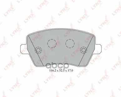 фото Колодки Тормозные Дисковые | Перед | LYNXauto арт. BD5739