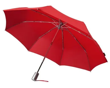 фото Складной зонт Alu Drop, 3 сложения, 8 спиц, автомат, красный