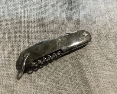 фото Нож складной армейский. Артель красный октябрь. СССР