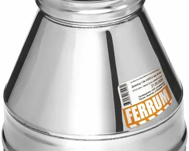 фото Конус (Финиш-сэндвич) 250х350 (430/0,5мм) нержавейка Феррум