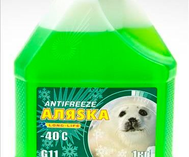фото Антифриз Аляска green (зеленый) -40. 1 кг 5063
