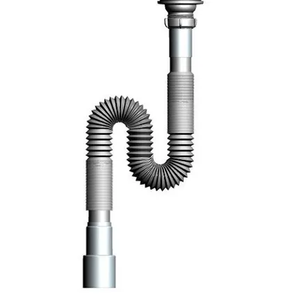 Фото №0 F213(аналог G216) Гофриросифон 1 1/4"х 40/50 длиненный