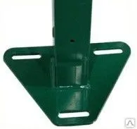 фото Фланец приваренный оцинкованный квадратный к столбу 60*80 или 80*80