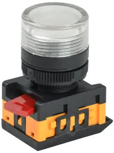 Фото №0 Лампа AL-22TE сигнальная d22мм прозрач. неон/240В цилиндр ИЭК