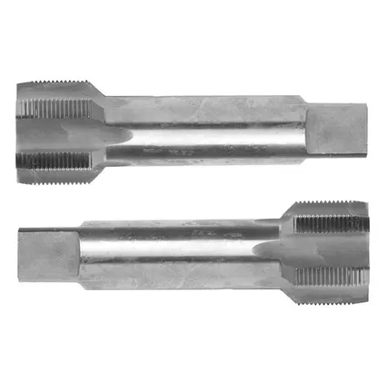 Фото №0 Метчик машинно-ручной комплектный для трубной цилиндрической резьбы G2" из 2-х шт. Р6М5 HOR
