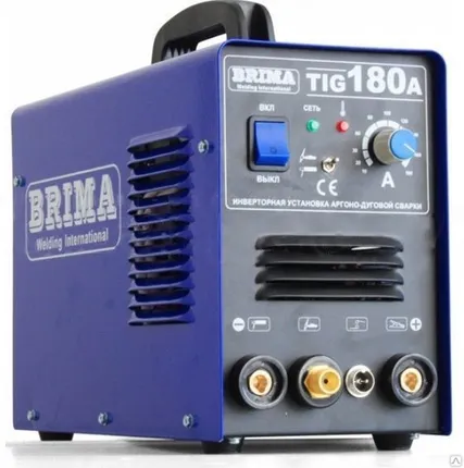 Фото №0 Установка инверторная аргоно-дуговой сварки TIG-180A DC, 220В, BRIMA