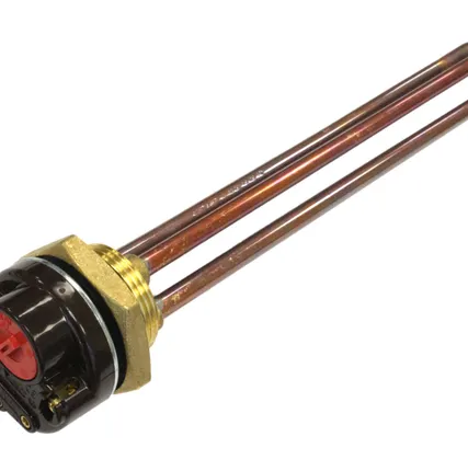 Фото №0 ТЭН с термостатом к твердотопливным котлам Teplonoff