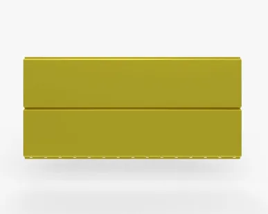 фото Сайдинг Металлический сайдинг «Евробрус» Premium, 0.5 мм RAL 1018, Желтый