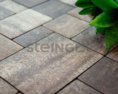 фото Плитка тротуарная Steingot Color Mix, Бавария, цвет Штайн Браун, толщина 60 мм