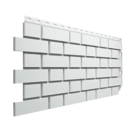 Фото №0 Docke Панель фасадная FLEMISH Белый 0,46м2 (Деке Флемиш)