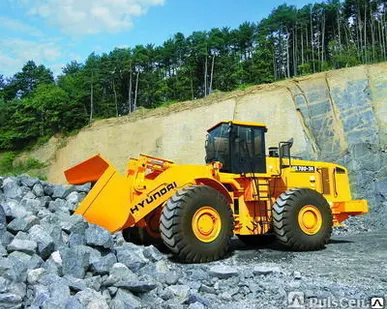 фото Дизельный погрузчик Hyundai Хендай HL-780-9S фронтальный ковш 4.8-7м3