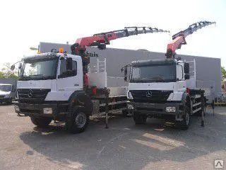 фото КМУ MERCEDES AXOR 2528L Кран-манипулятор Palfinger 15500