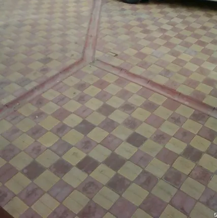 Фото №0 Тротуарная плита "50х50 12 кирпичей" серая