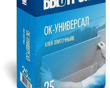 фото Клей для плитки, керамогранита и камня Быстрой ОК-Универсал для внутренних