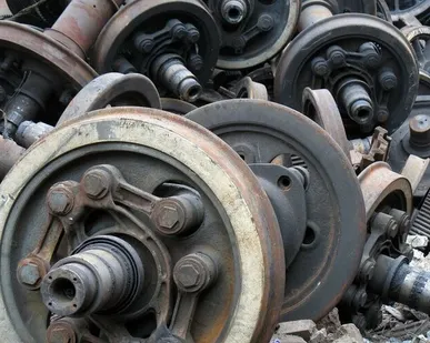 фото Железнодорожный лом