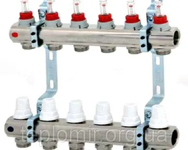 фото Коллекторная группа 1"*3/4G STOUT 7 с расходомером SMS 0917 000007