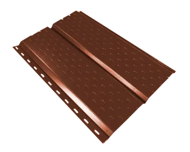 фото Сайдинг Кровля Сервис Брусnika софит Пламя 0,45 мм Полиэстер