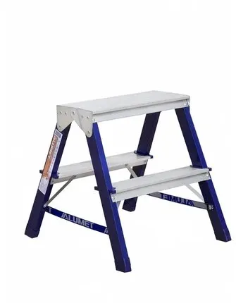 Фото №0 Стремянка двухсторонняя стальная 2 ступени