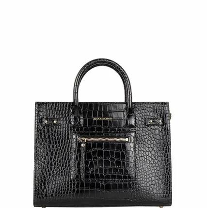 Фото №0 Черная деловая сумка Базель M с фактурным тиснением TJ COLLECTION XT 5365924 BLC