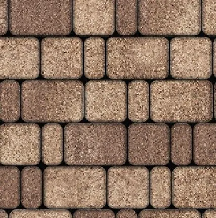 Фото №1 Тротуарная плитка Выбор Классико Гранит Листопад 60 мм 3 камня Хаски