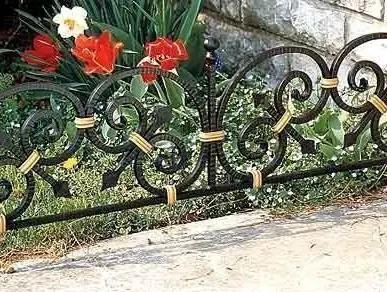 фото Могильная сварная ограда
