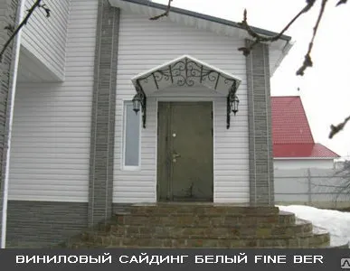фото Сайдинг FineBer Standart Белый