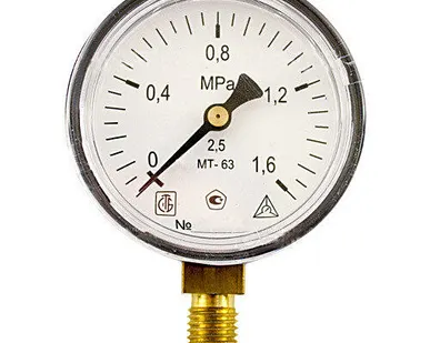 фото Манометр техн.показ.до 1,6Мпа 63мм М12х1,5 #8716